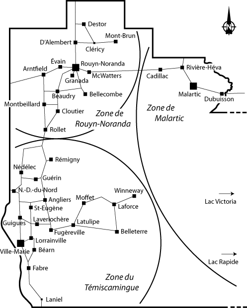 Carte du diocèse